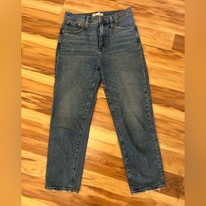 Madewell straight jean sz26 EUC